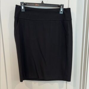 CAbi Black Pencil Skirt Knee-Length Work